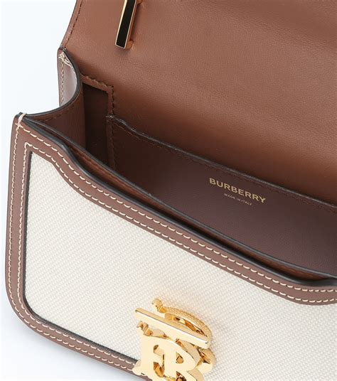 burberry tb mini canvas shoulder bag|thomas burberry monogram clasp.